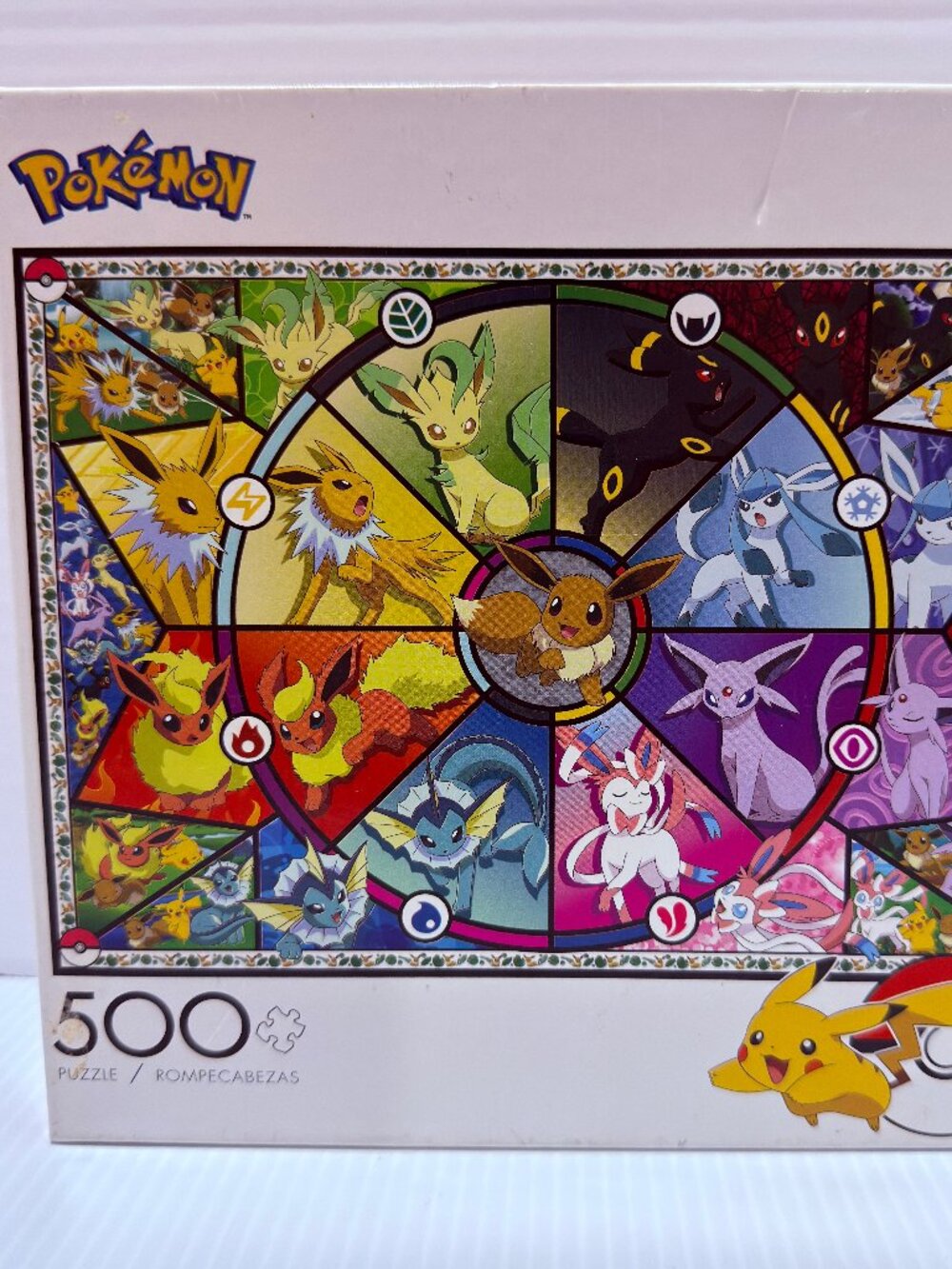 Complete Pokemon 500 Piece Puzzle Eevee Evolutions Buffalo Games Jigsaw Nintendo